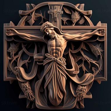 3D model Crucifix (STL)